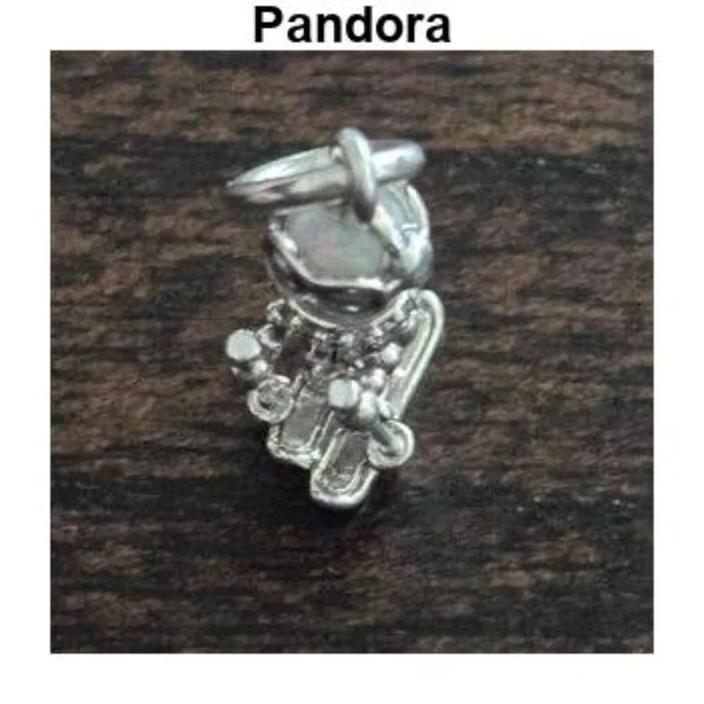 Authentic Skier Dangle Pandora Charm